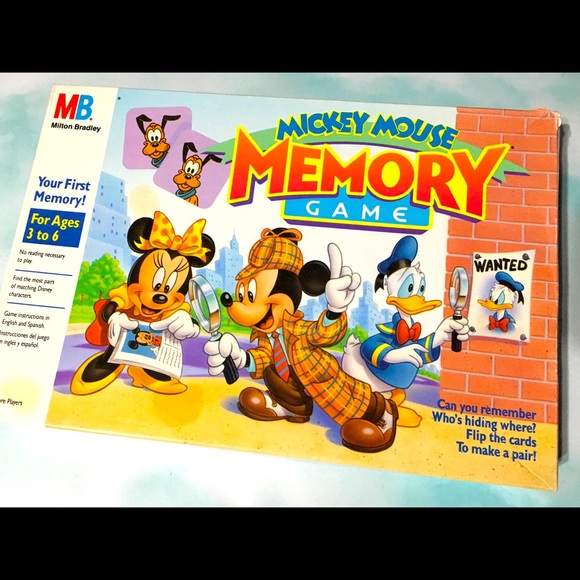 DISNEY VTG 90 Mickey Mouse CollectableMemory Game - Picture 1 of 15